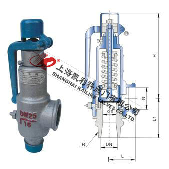 A27H、A27W、A27Y彈簧微啟式外螺紋安全閥